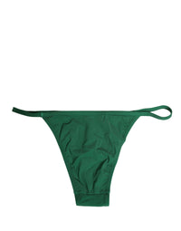 Dolce & Gabbana Green Nylon Bottom Beachwear Bikini Women's Swimwear