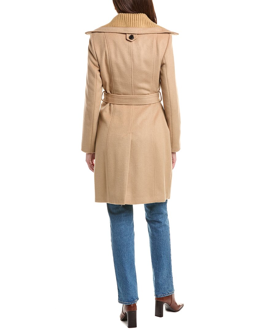 Sam Edelman Asymmetrical Wool-Blend Trench Coat – Bluefly