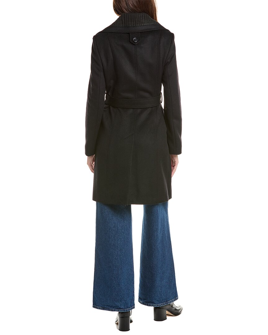 Sam Edelman Asymmetrical Wool-Blend Trench Coat – Bluefly