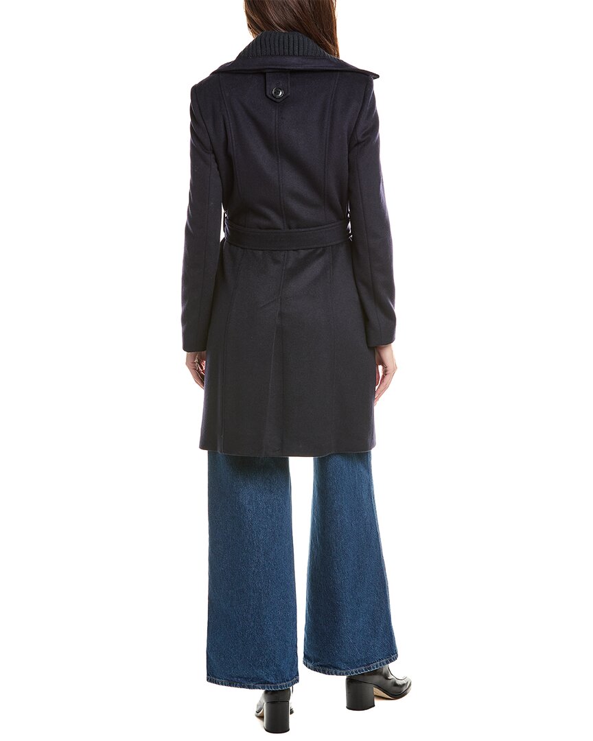 Sam Edelman Asymmetrical Wool-Blend Trench Coat – Bluefly