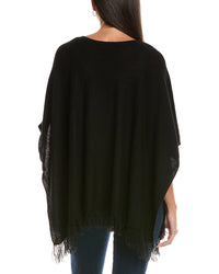 Forte Cashmere Fringe Cashmere Poncho