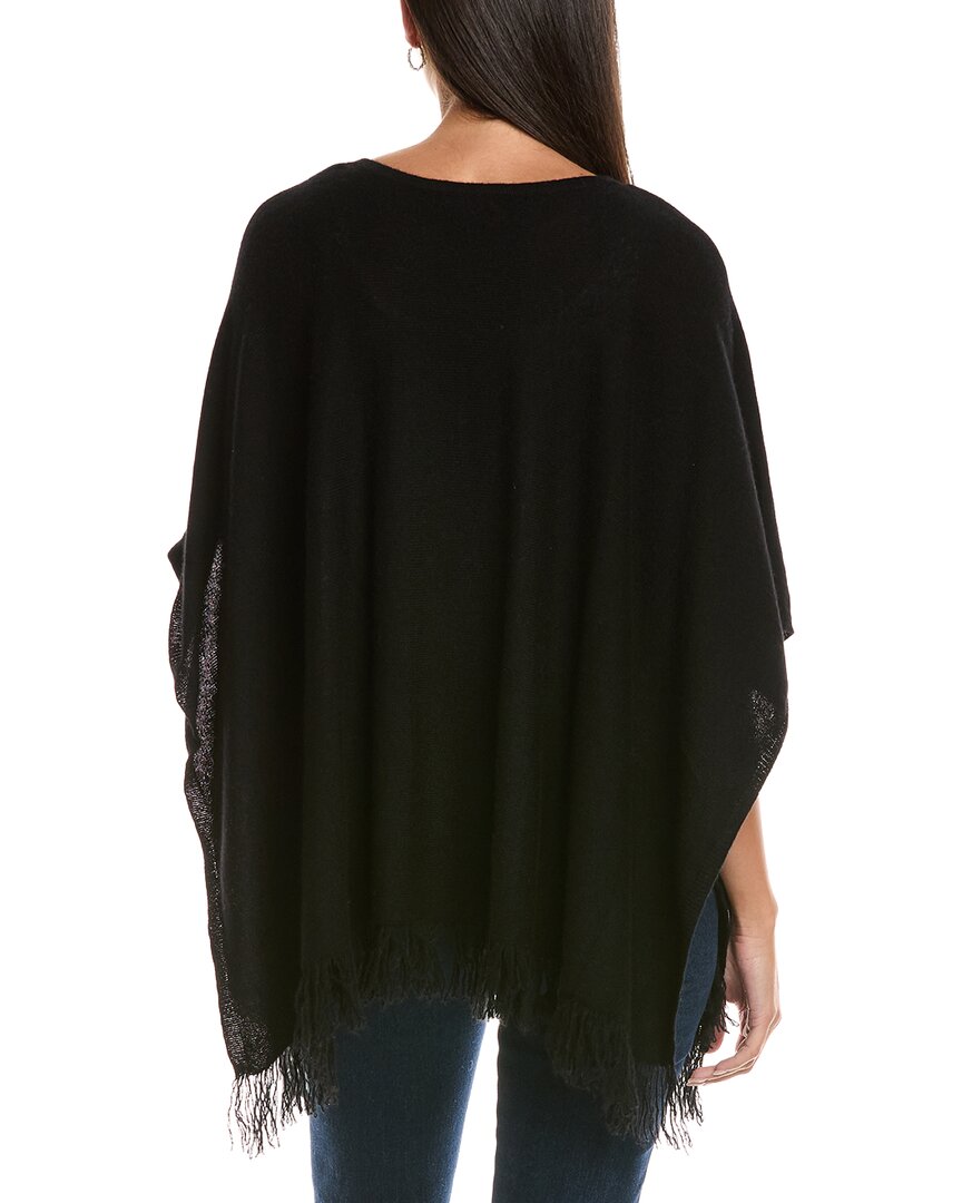 Forte Cashmere Fringe Cashmere Poncho