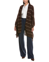 Forte Cashmere Lurex Stripe Cashmere Wrap
