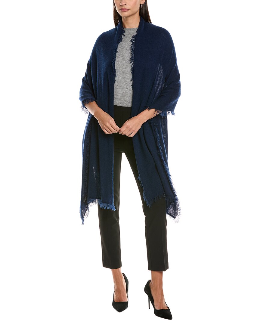 Forte Cashmere Fringe Cashmere Wrap