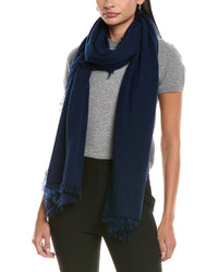 Forte Cashmere Fringe Cashmere Wrap