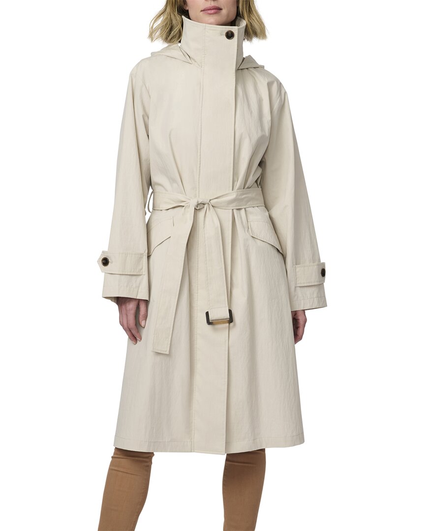 Bernardo Bernardo Cityscape Trench Coat