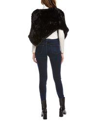 Surell Accessories Knit Poncho