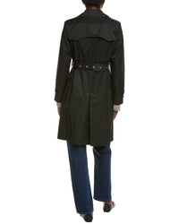 Via Spiga Pleated Trench Coat