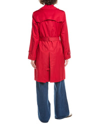 Via Spiga Pleated Trench Coat