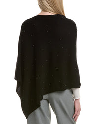 Sofiacashmere Jersey Wool & Cashmere-Blend Poncho
