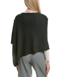 Sofiacashmere Jersey Solid Wool & Cashmere-Blend Poncho