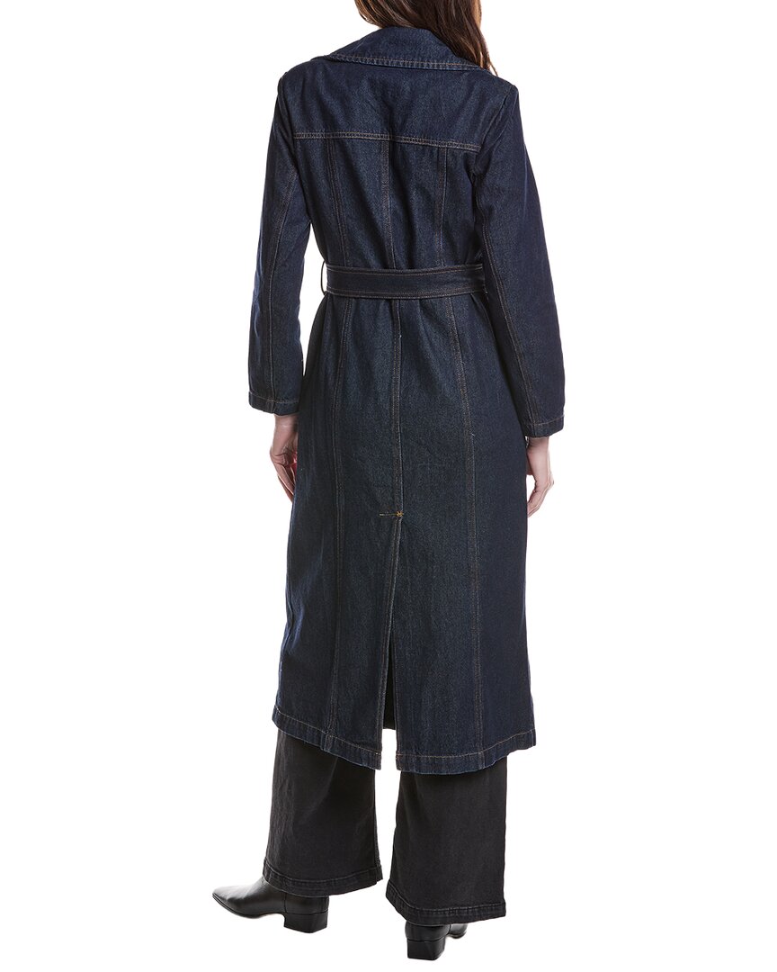 Avec Les Filles Utility Denim Trench Coat