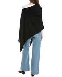 Amicale Cashmere Jersey Asymmetrical Cashmere Poncho