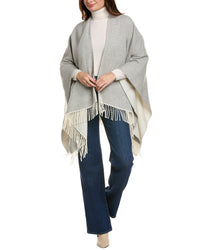 La Fiorentina Two-Tone Fringe Ruana