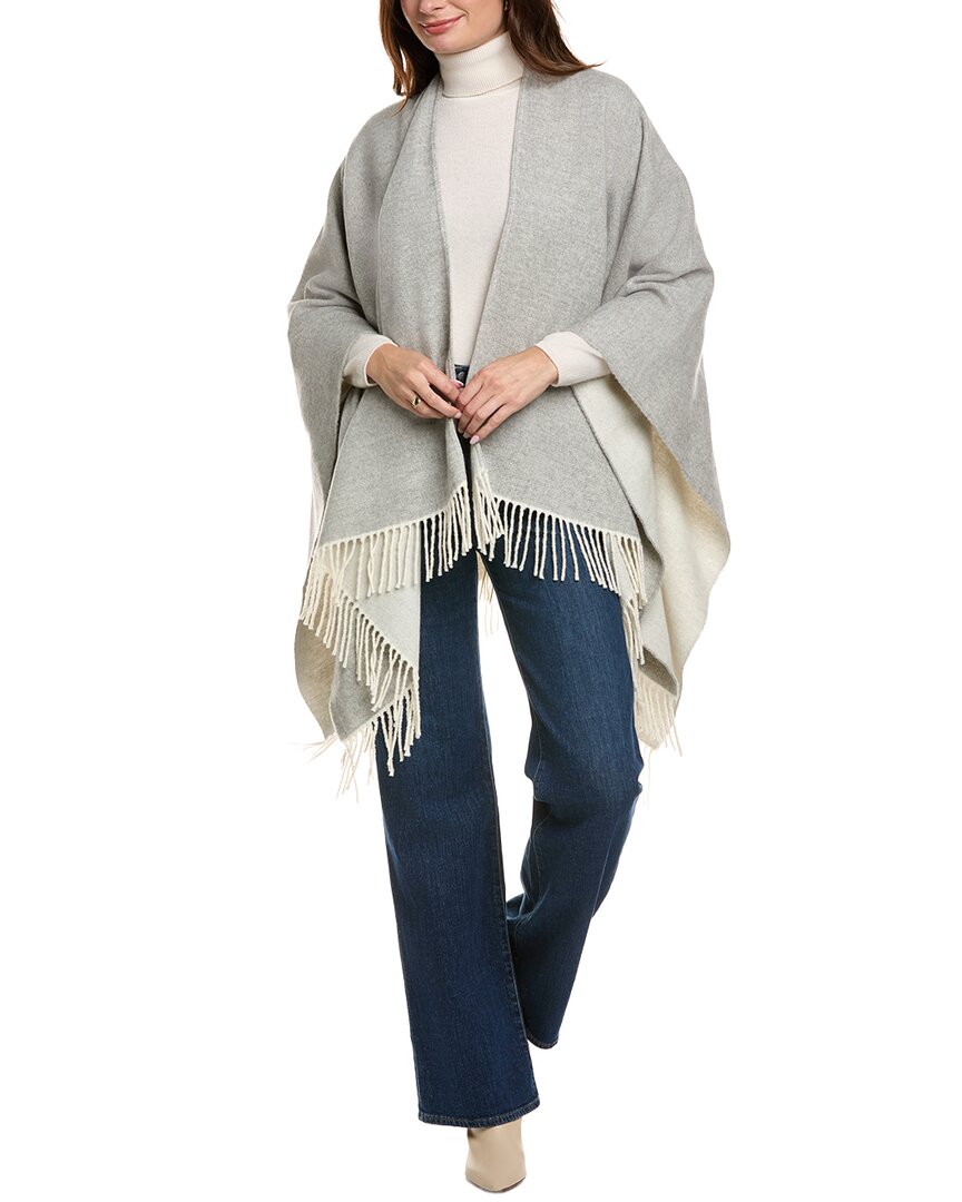 La Fiorentina Two-Tone Fringe Ruana