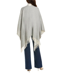La Fiorentina Two-Tone Fringe Ruana