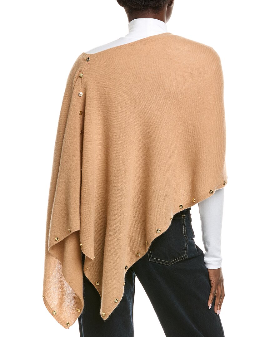 Hannah Rose Gold Button Cashmere Topper