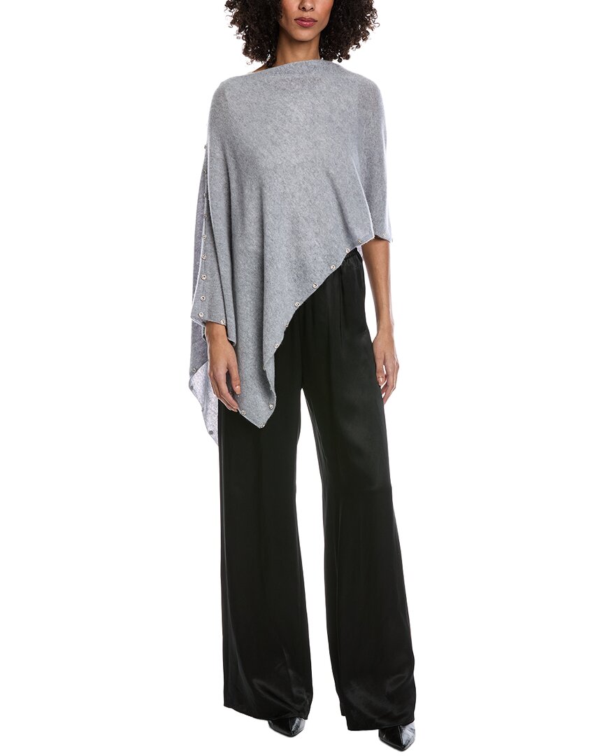 Hannah Rose Rhinestone Cashmere Topper