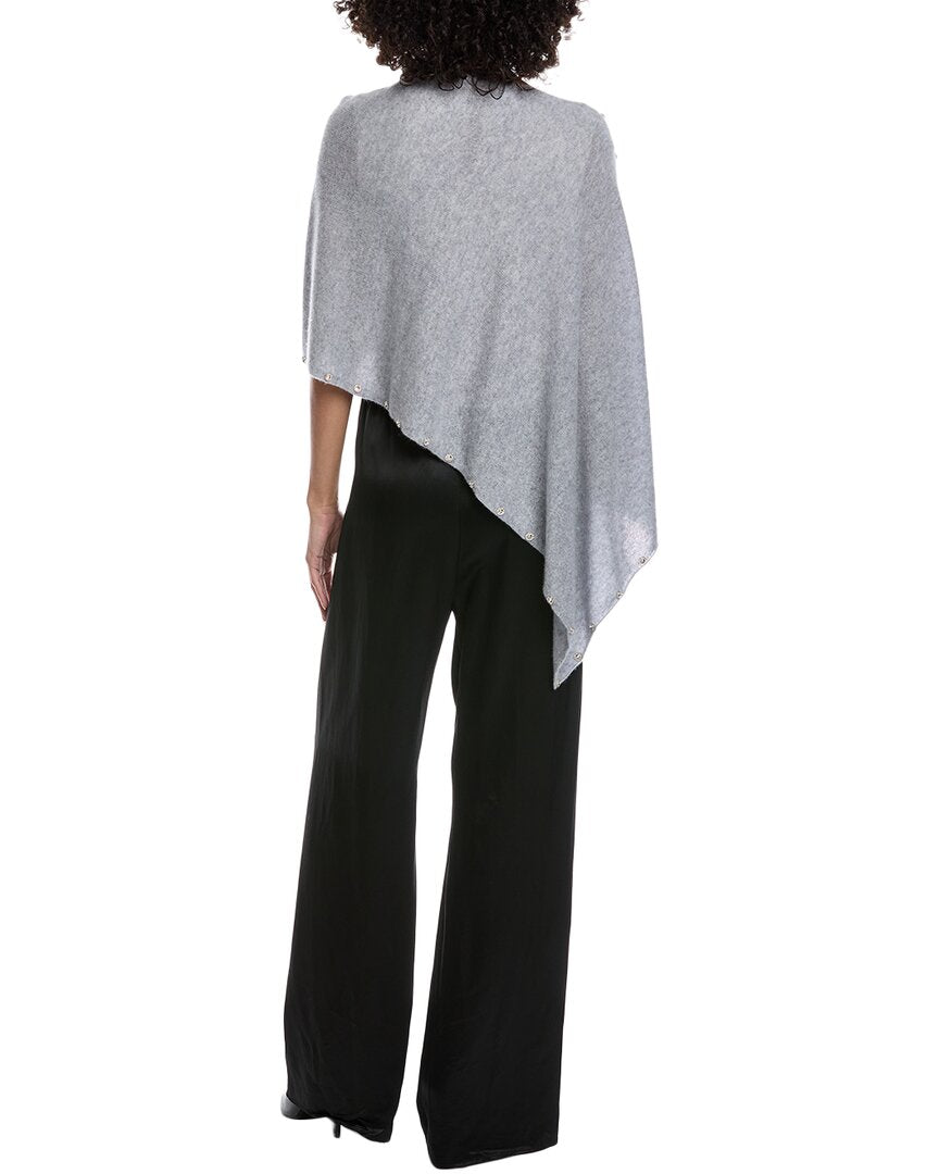 Hannah Rose Rhinestone Cashmere Topper
