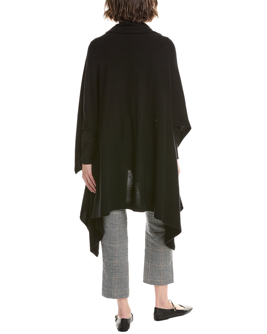 Bruno Magli Rib Knit Wool & Cashmere-Blend Cape