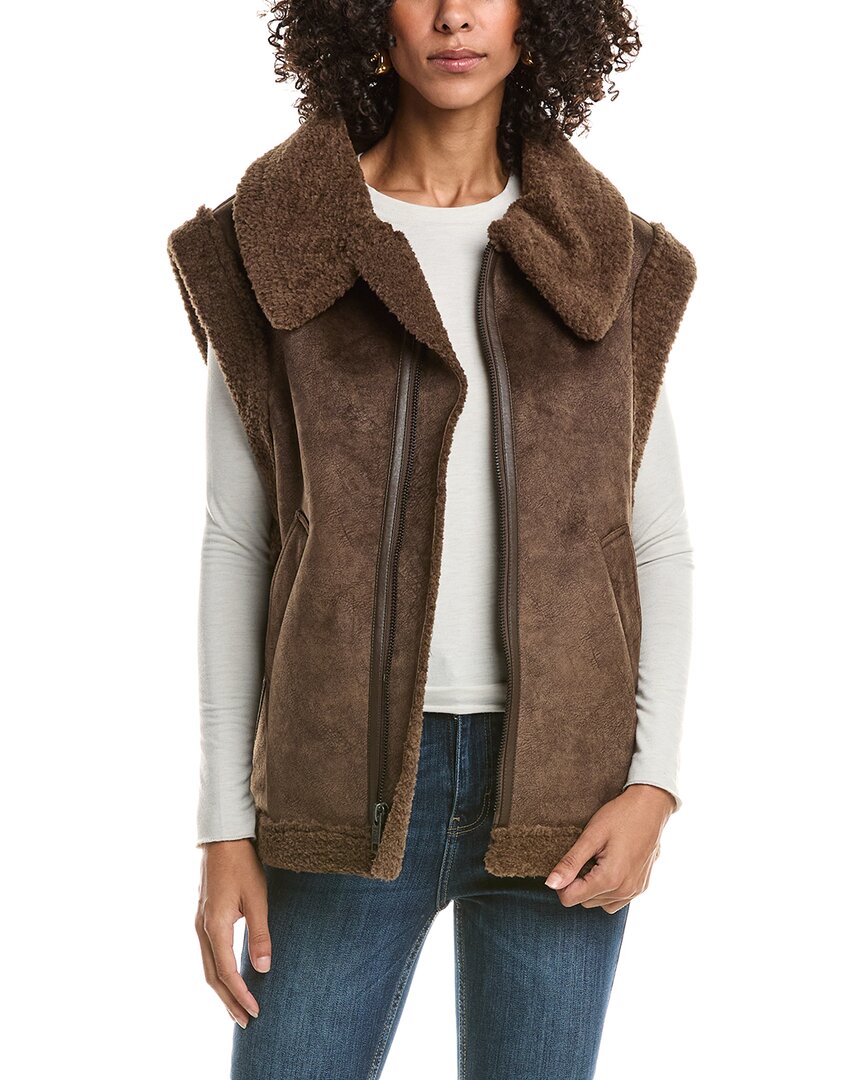 Frye Faux Sherpa Vest
