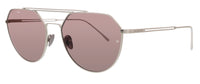Lacoste Matte Gunmetal Round L220SPC 41568 Sunglasses