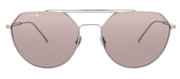 Lacoste Matte Gunmetal Round L220SPC 41568 Sunglasses