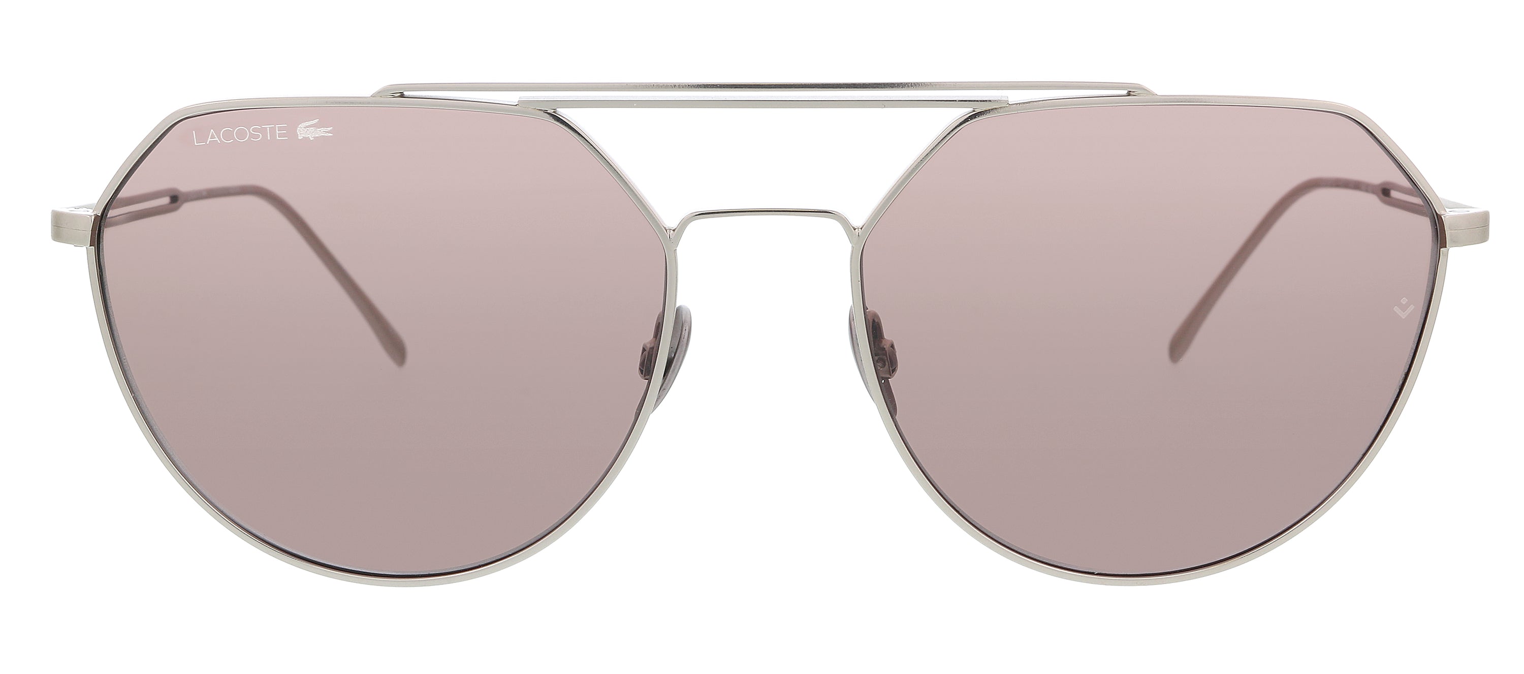 Lacoste Matte Gunmetal Round L220SPC 41568 Sunglasses