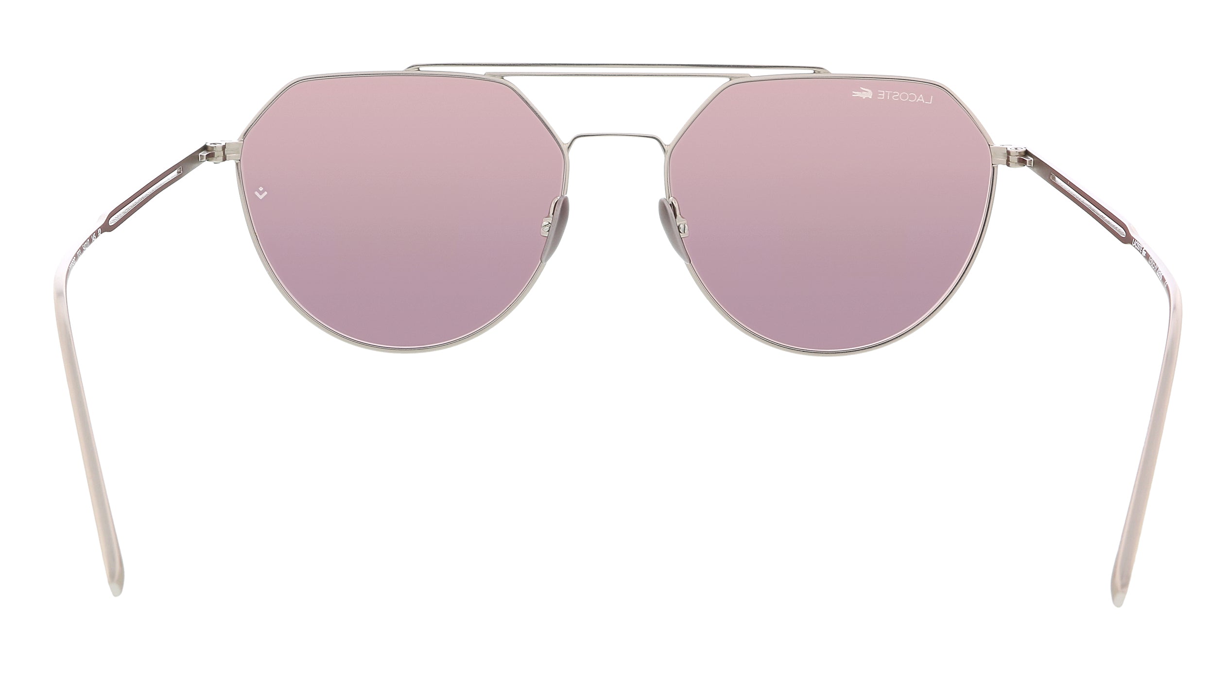 Lacoste Matte Gunmetal Round L220SPC 41568 Sunglasses