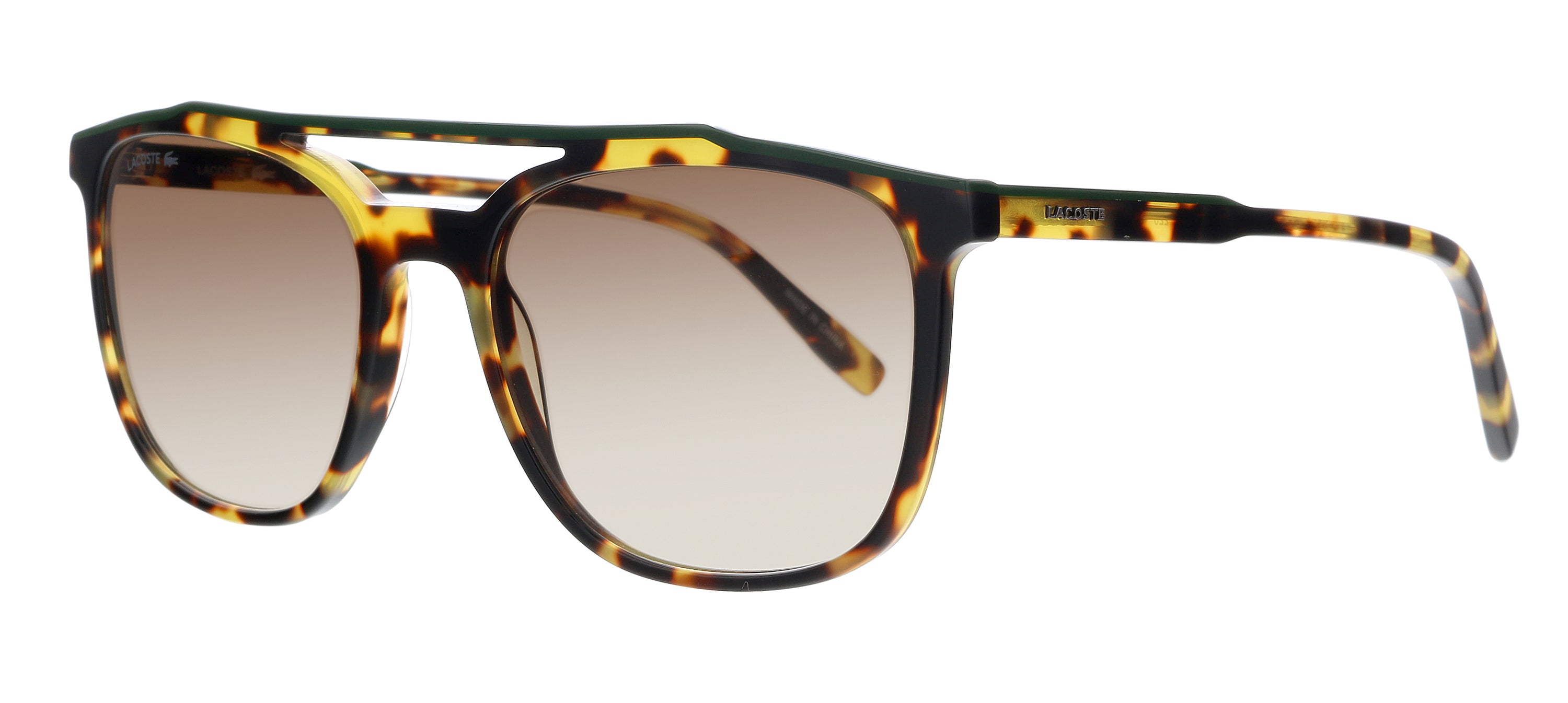 Lacoste Havana Tokio/Green Square L924S 43116 Sunglasses
