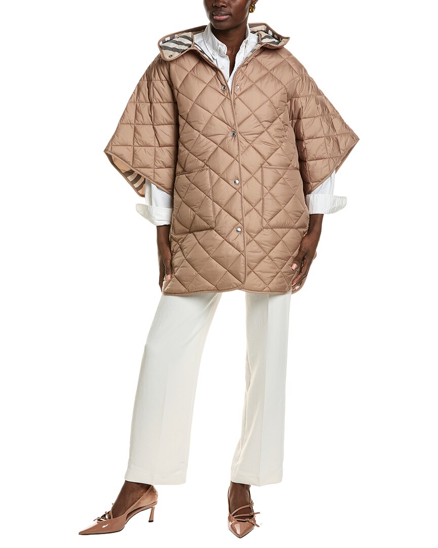 Burberry Burberry Quilted Snap Poncho