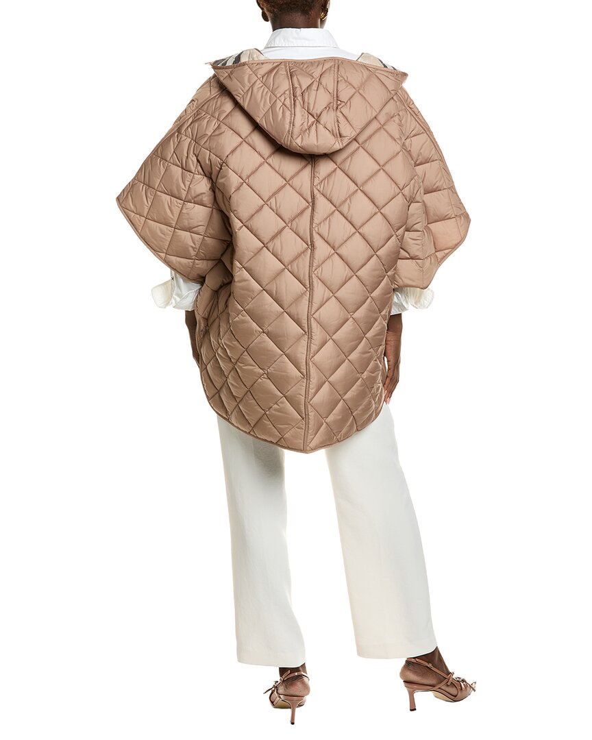 Burberry Burberry Quilted Snap Poncho