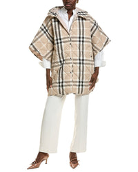Burberry Burberry Quilted Snap Poncho