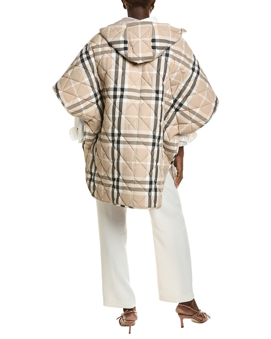 Burberry Burberry Quilted Snap Poncho