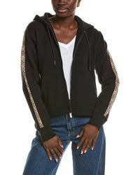 Burberry Check Tape Zip Hoodie