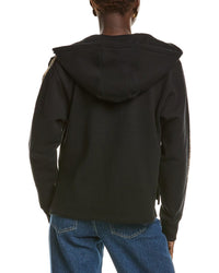 Burberry Check Tape Zip Hoodie