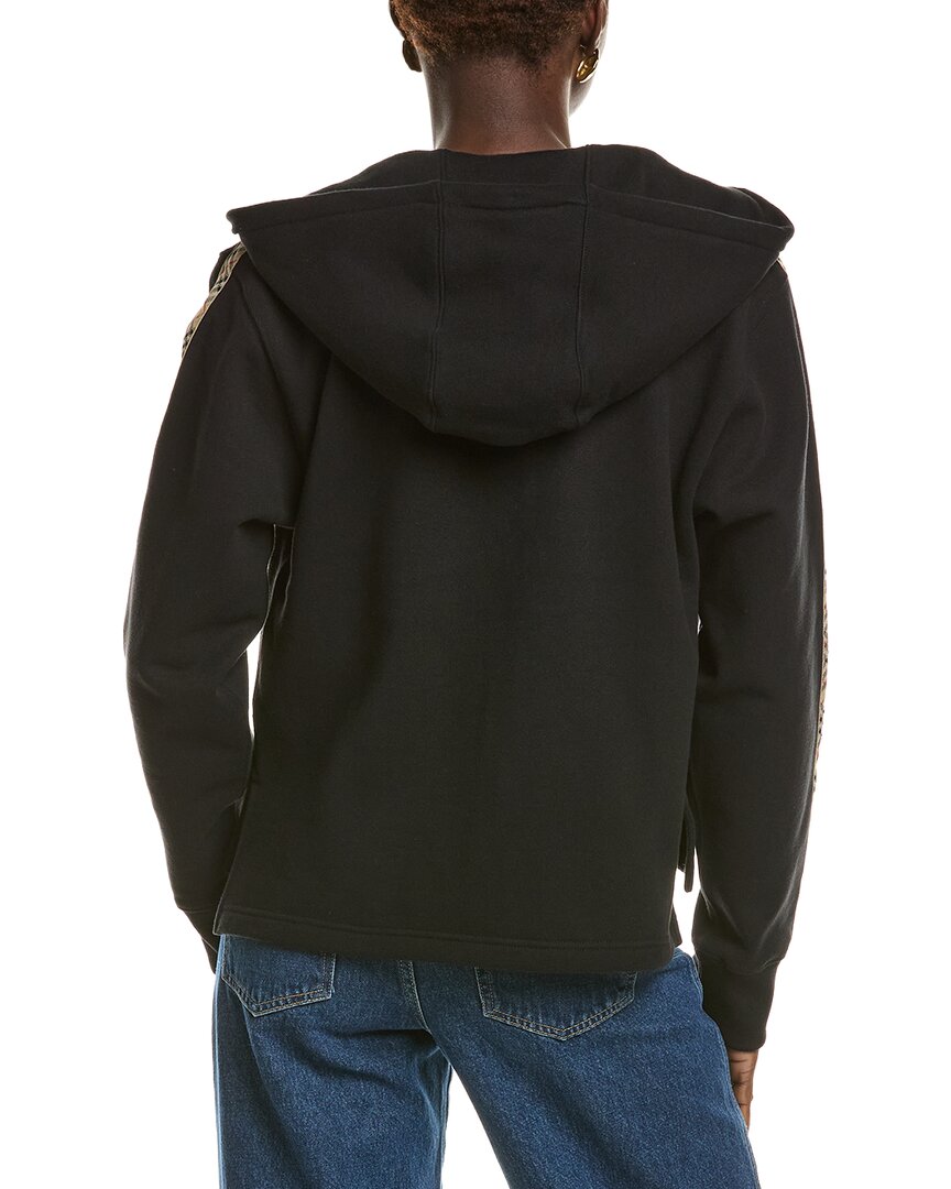 Burberry Check Tape Zip Hoodie