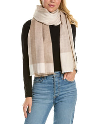 Bruno Magli Colorblocked Cashmere Wrap