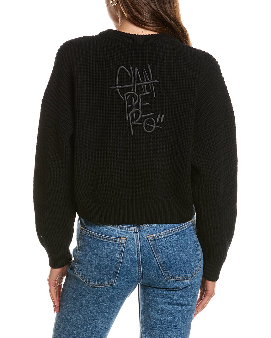 Dolce & Gabbana Patch Front Wool Sweater