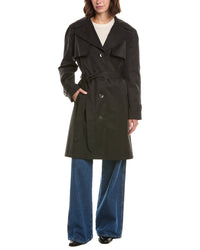 Via Spiga Via Spiga Belted Single-Breasted Trench Coat