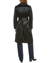 Via Spiga Double-Breasted Trench Coat