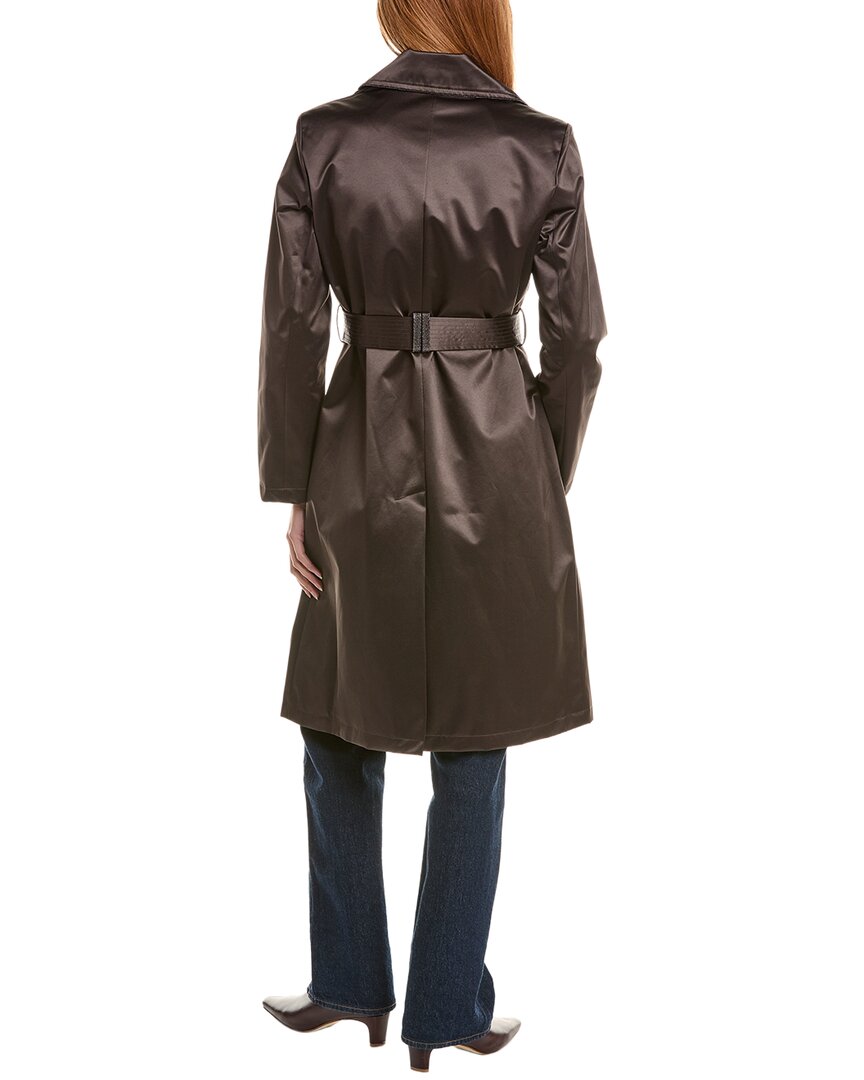 Via Spiga Double-Breasted Trench Coat