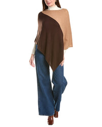 Forte Forte Colorblocked 100% Cashmere Poncho