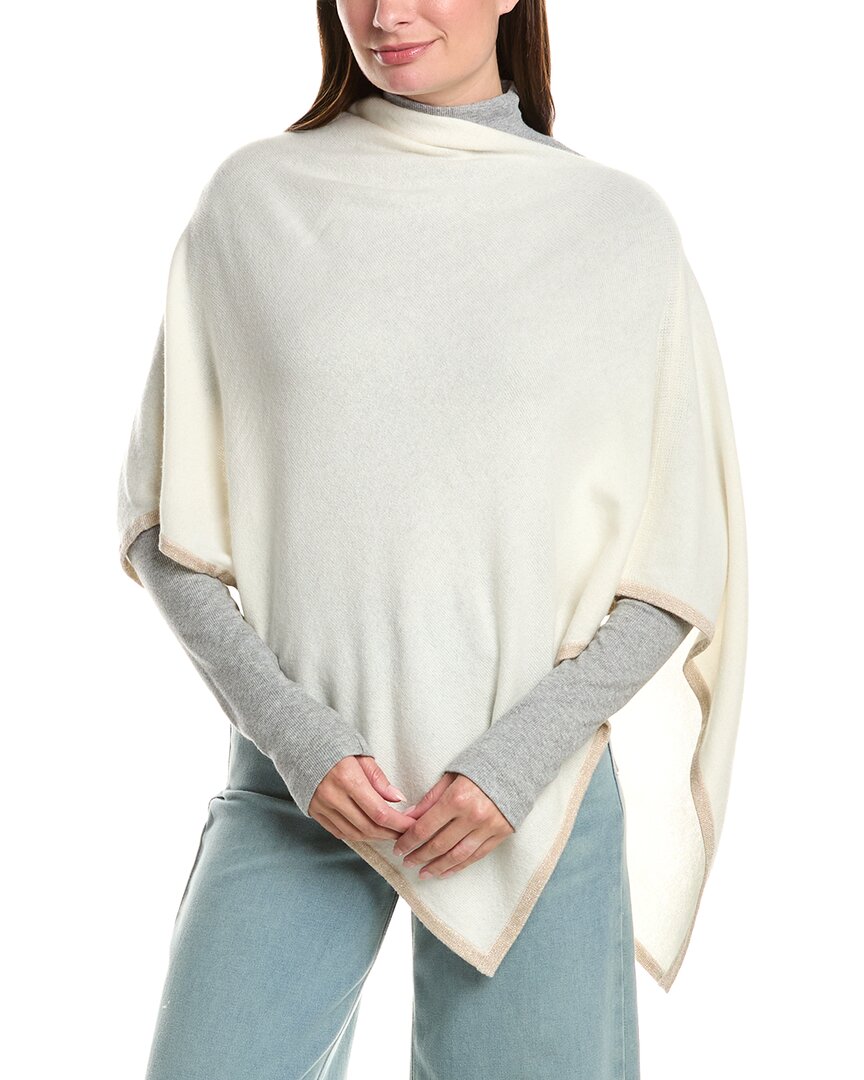 Sofia Cashmere Sofiacashmere Asymmetrical Cashmere-Blend Poncho