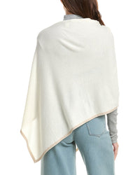 Sofia Cashmere Sofiacashmere Asymmetrical Cashmere-Blend Poncho