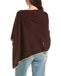 Sofia Cashmere Sofiacashmere Tipped Cashmere-Blend Poncho