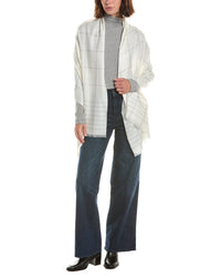 Brooks Brothers Bordered Windowpane Wool-Blend Wrap