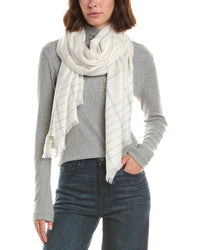 Brooks Brothers Bordered Windowpane Wool-Blend Wrap