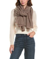 Amicale Cashmere Plain Weave Solid Cashmere Wrap