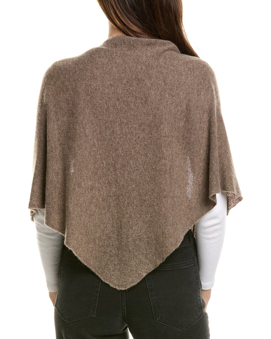 Amicale Cashmere Lightweight Cashmere Jersey Triangle Wrap